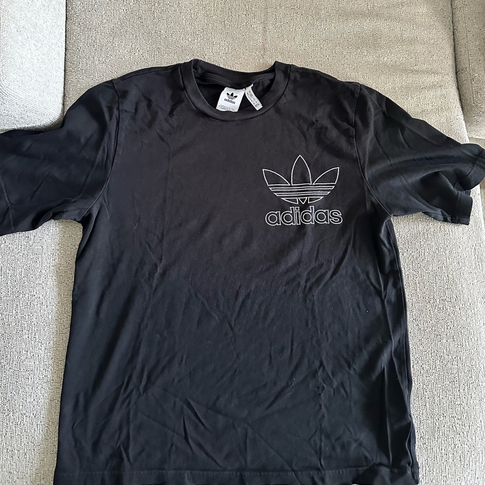 Adidas Black Tee with Logo